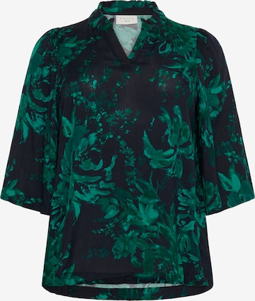 KAFFE CURVE Bluse 'KC Mona' in Schwarz: Vorderseite