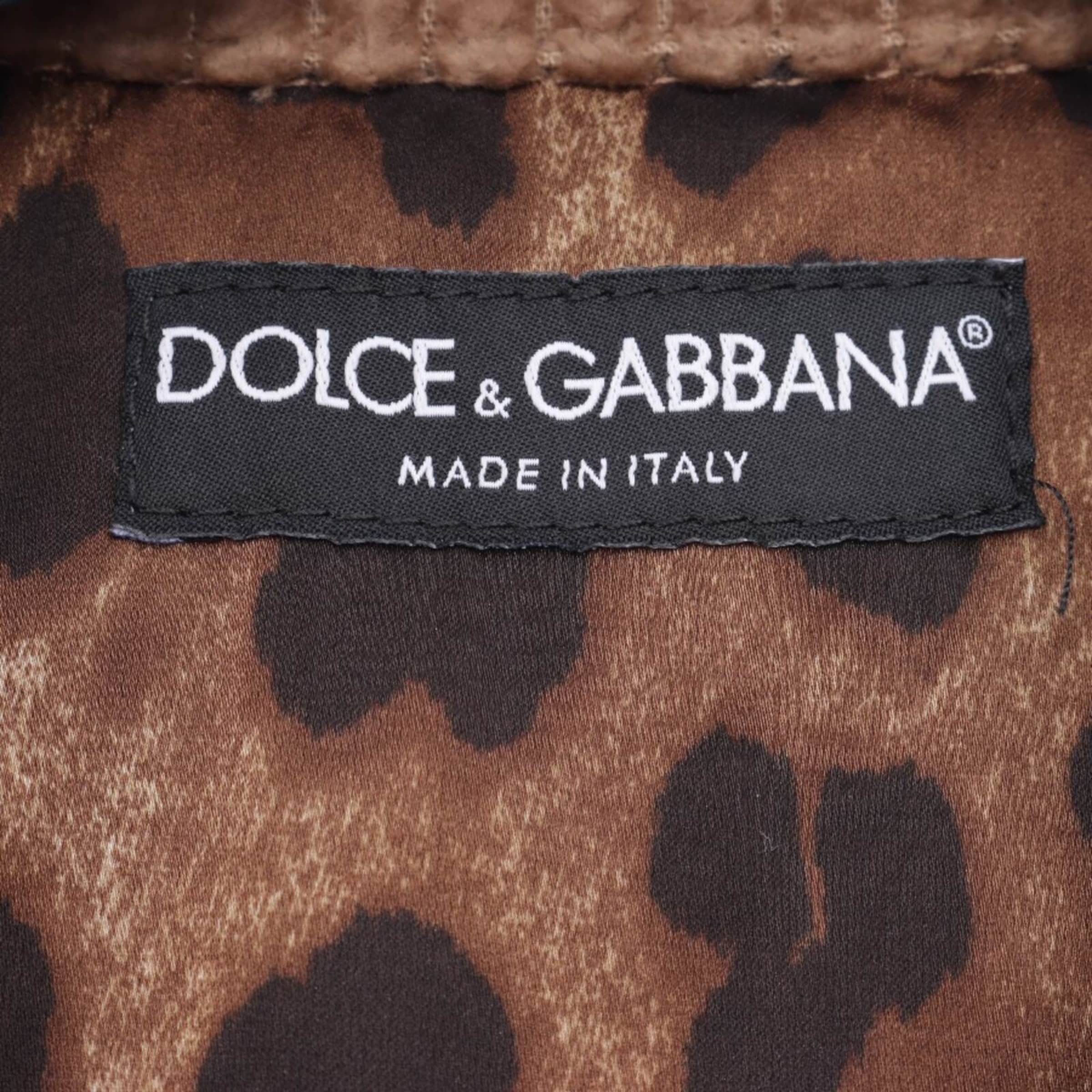 DOLCE & GABBANA Jacket & Coat in XS in Brown
