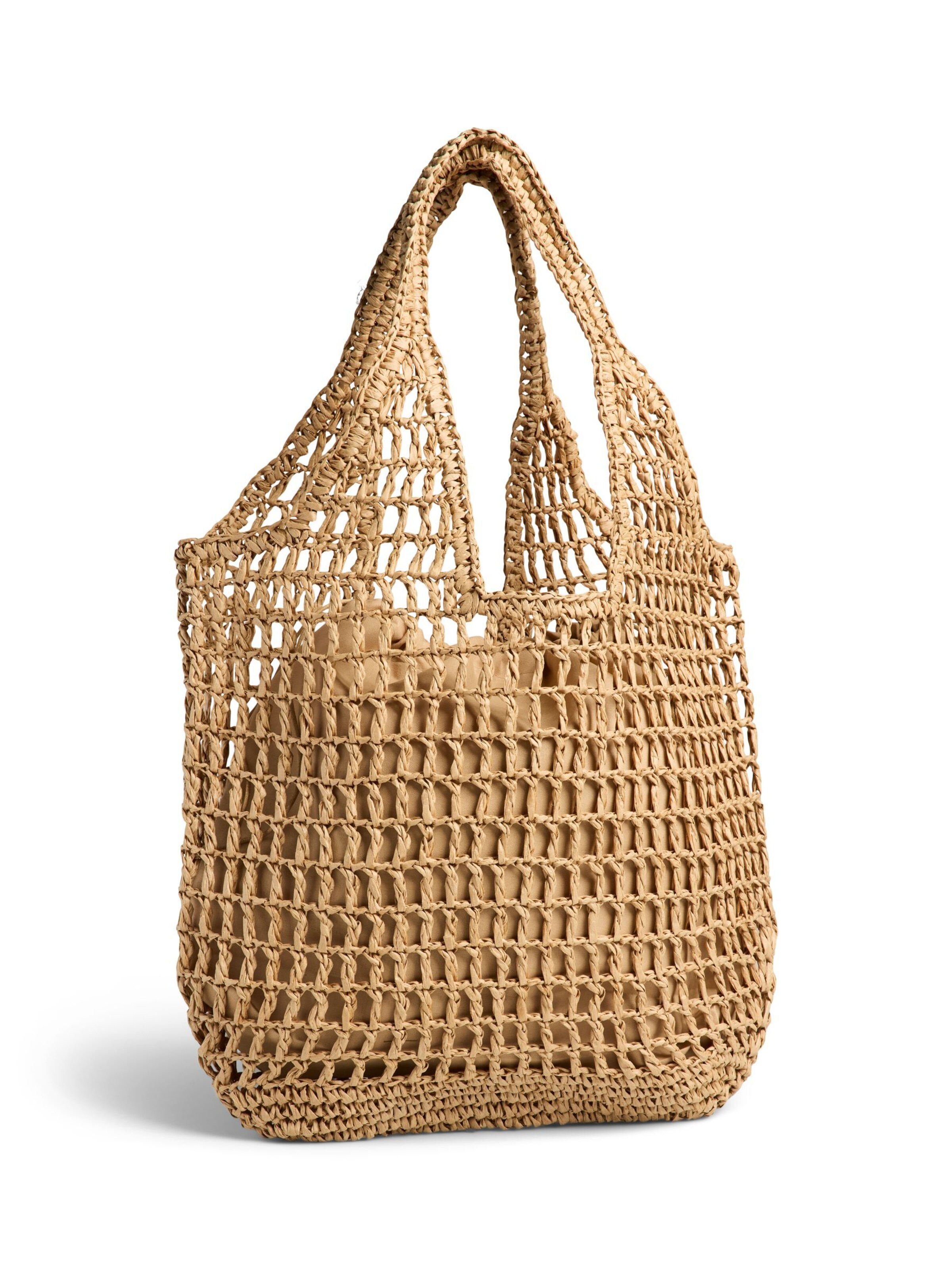 Cabas 'PCKamille' PIECES en marron : devant