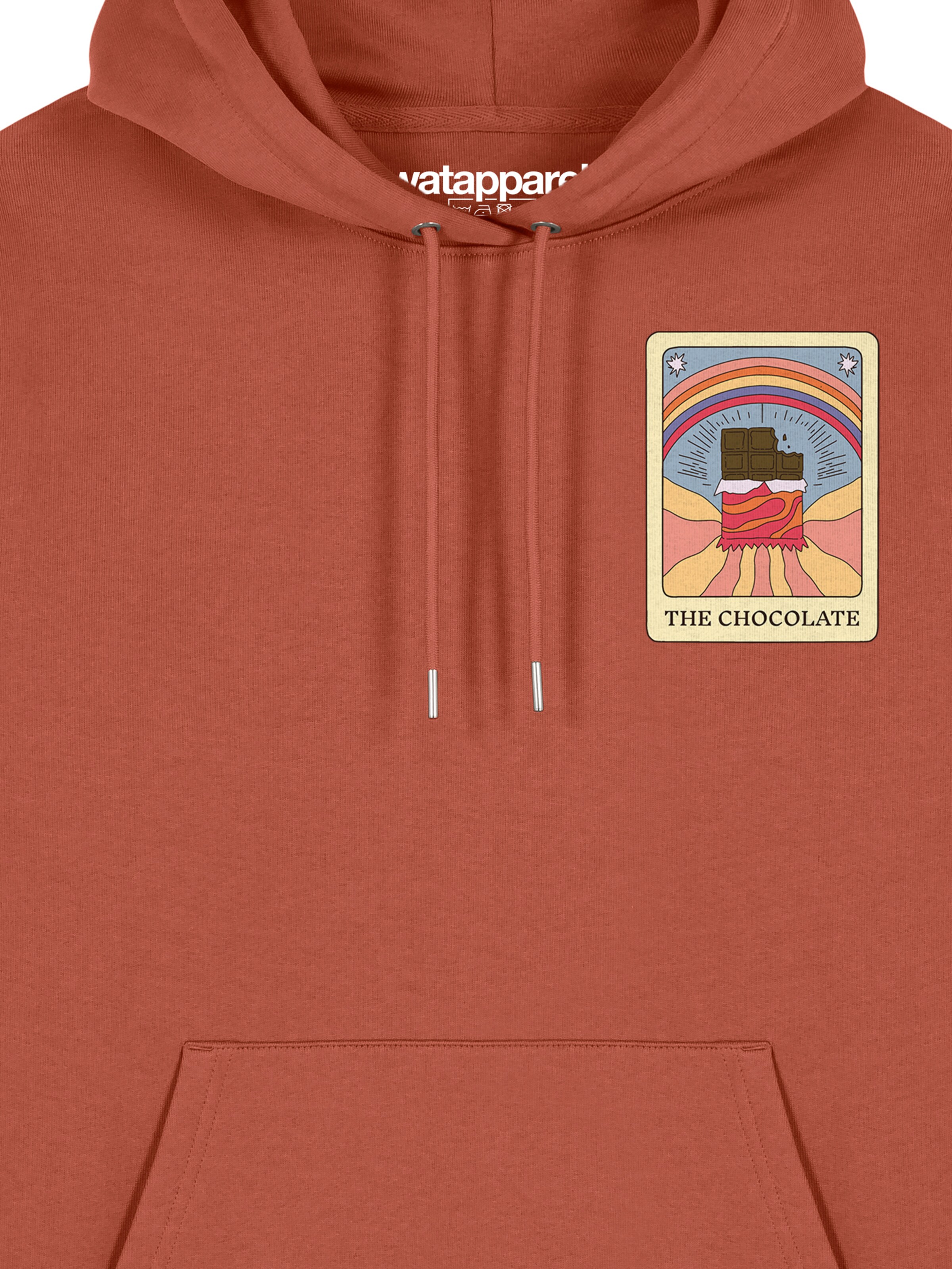 Sweat-shirt ' Tarot The Chocolate ' Watapparel en marron