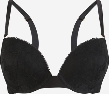 ETAM Push-up BH 'ASTRALE' in Schwarz: predná strana