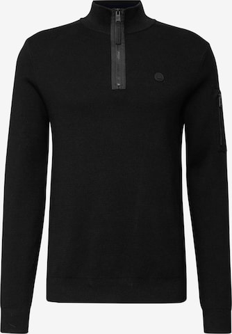 Street One MEN Sweater in Black: front