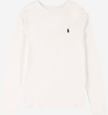 T-Shirt Polo Ralph Lauren en blanc : devant