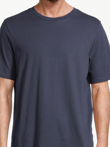 SCHIESSER Short Pajamas 'Night & Home' in Blue