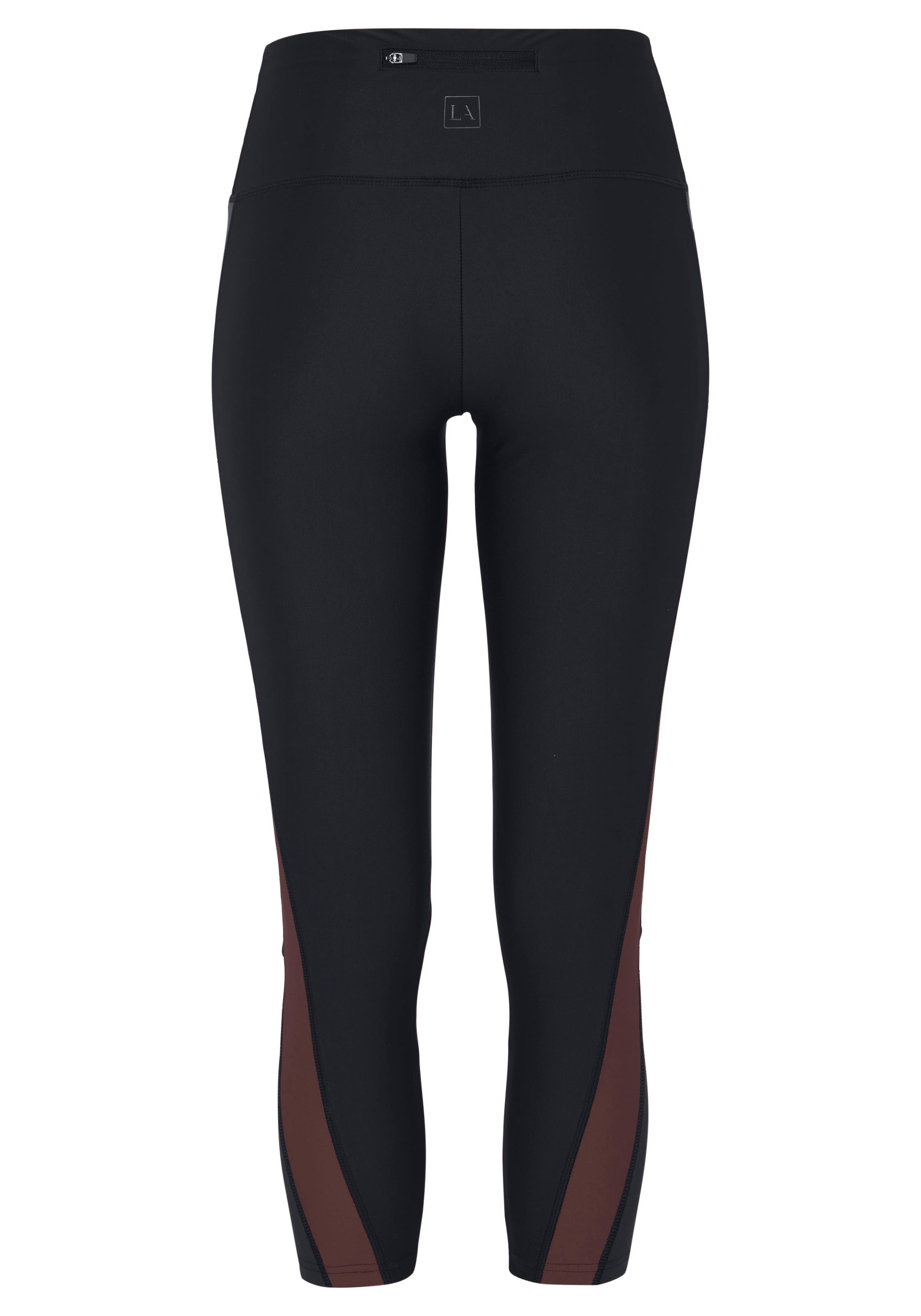LASCANA ACTIVE Skinny Sportbroek in Zwart: voorkant