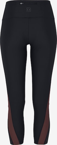 LASCANA ACTIVE - Skinny Calças de desporto em preto: frente