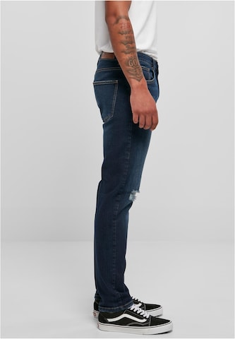 Urban Classics Slimfit Jeans in Blau
