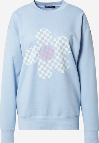 Sweat-shirt Nasty Gal en bleu : devant