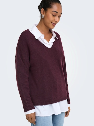 ONLY Pullover 'ONLRICA' in Rot