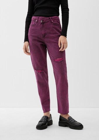 s.Oliver Tapered Jeans in Purple