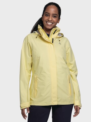 Schöffel Sports jacket ' Jacket Gmund L ' in Yellow: front