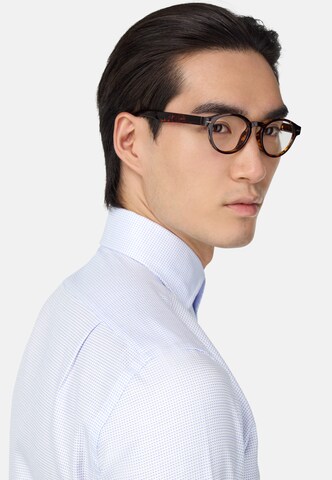 Coupe regular Chemise Boggi Milano en bleu