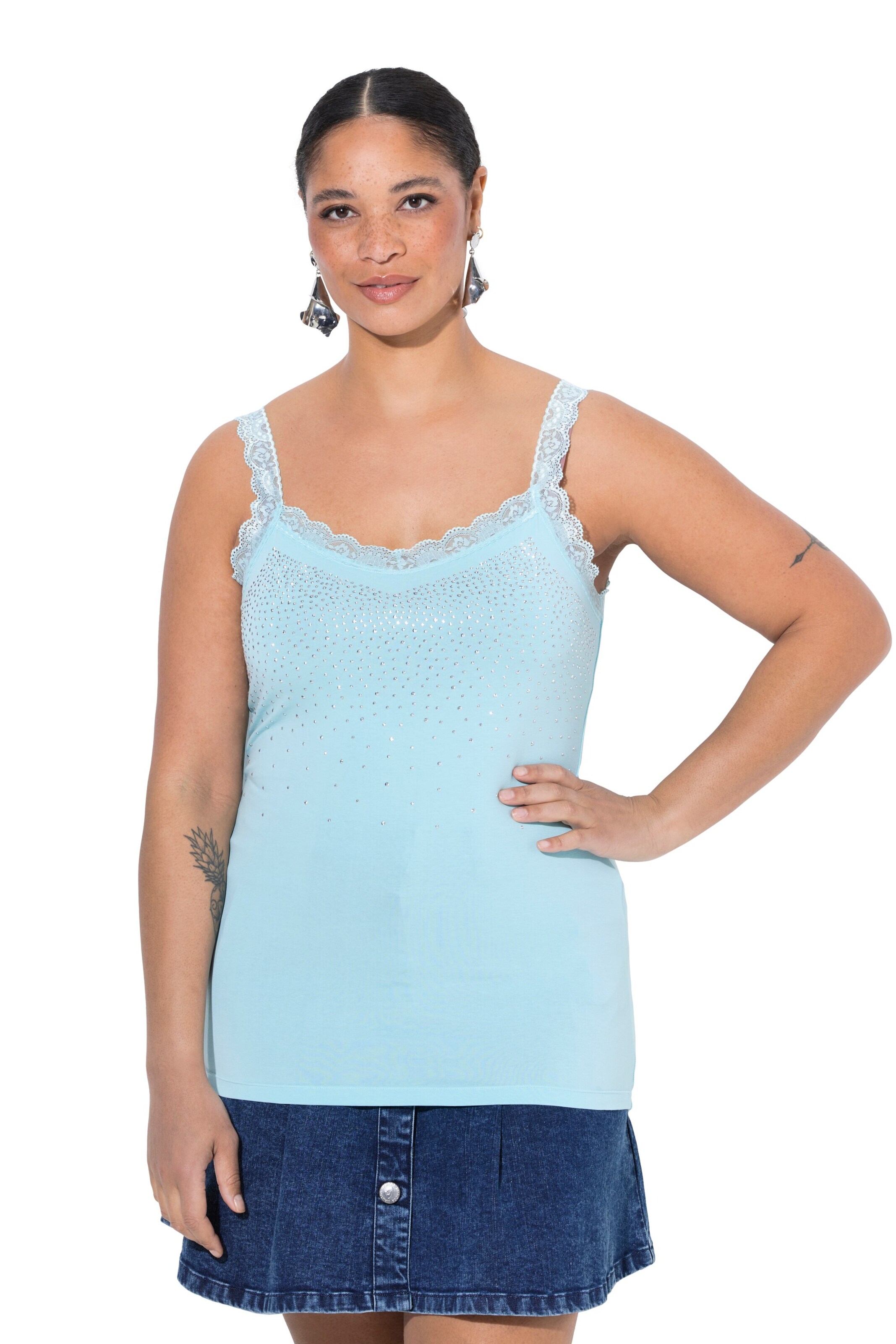 Haut MIAMODA en bleu : devant