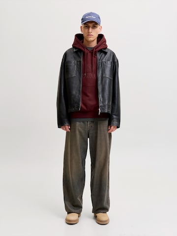 JACK & JONES Mikina 'JORFREDERIKSBERG' - Hnedá