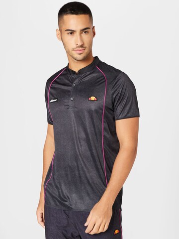 ELLESSE - Camisa funcionais 'Riniana' em preto: frente