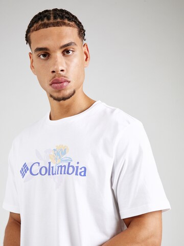 COLUMBIA Functioneel shirt 'Explorers Canyon' in Wit