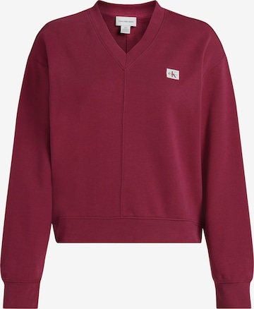 Felpa di Calvin Klein Jeans in rosso: frontale