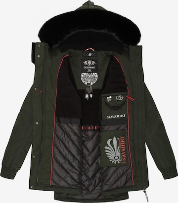 Parka de iarnă de la NAVAHOO pe verde