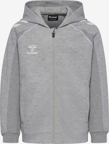 Hummel Sportief sweatvest 'Move 2.0' in Grijs: voorkant