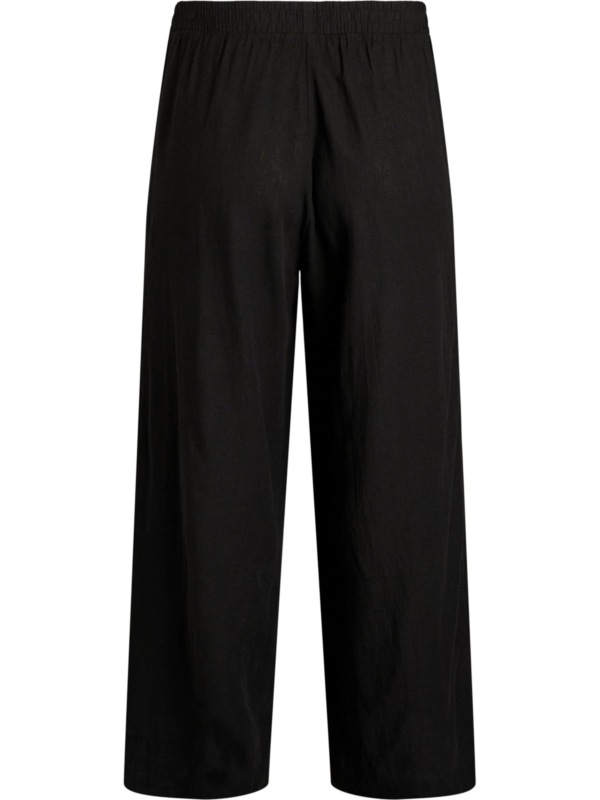 melns Zizzi Vaļīgs piegriezums Bikses