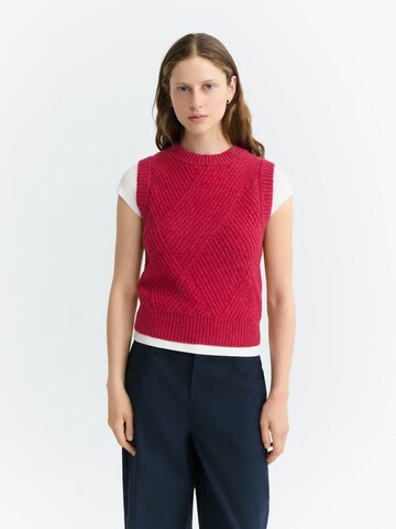 Thinking MU Sweter 'KAIA' w kolorze czerwony: przód