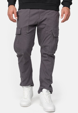 INDICODE JEANS Regular Cargo Jeans ' Walsh ' in Grey
