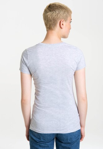 LOGOSHIRT Shirt 'Wonder Woman' in Grey