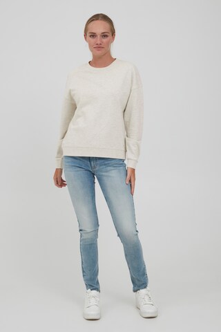 Sweat-shirt 'GRYNET' Oxmo en beige
