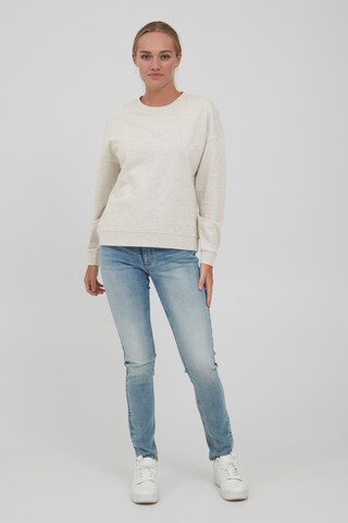 Oxmo Sweatshirt 'GRYNET' in Wit