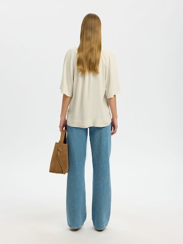 Chemisier SELECTED en blanc