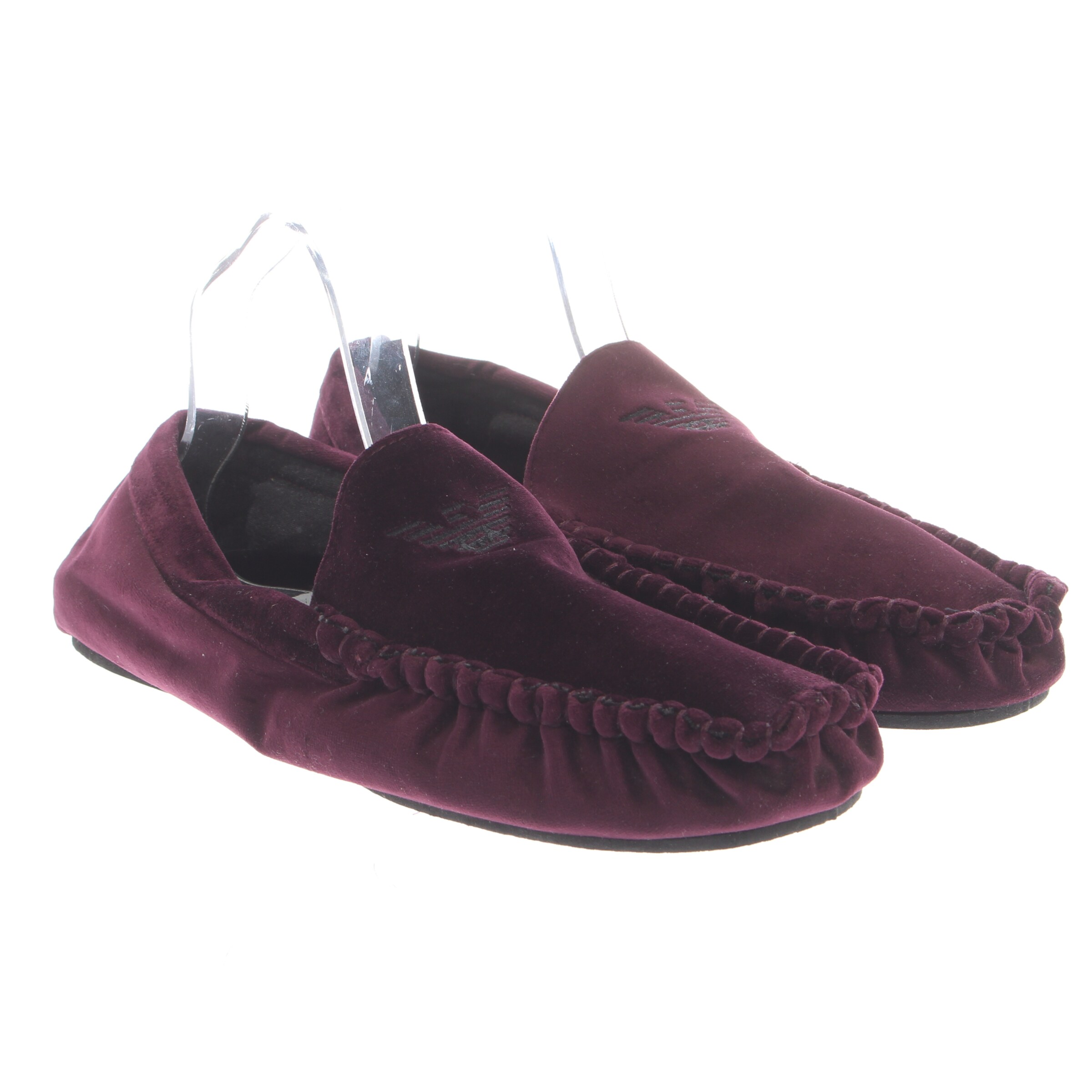 Emporio Armani Flats & Loafers in 45 in Purple: front