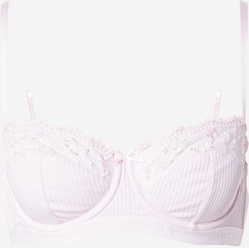 Balconnet Soutien-gorge 'LIVIA' GUESS en rose : devant