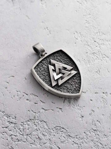 Ciondolo 'VALKNUT' di REYTEL in argento: frontale