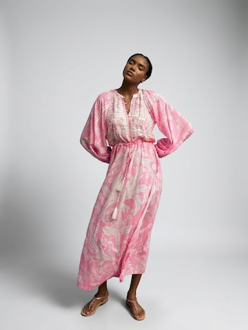 Robe 'Robe Longue Ursula' Miss June en rose