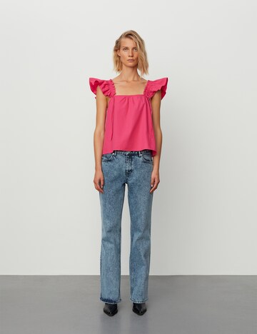 2NDDAY Blouse 'Cerise' in Roze: voorkant