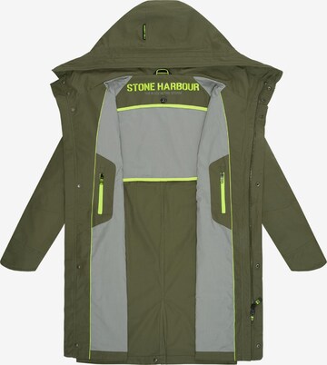 Manteau mi-saison 'Yaroon' STONE HARBOUR en vert