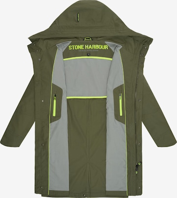 Manteau mi-saison 'Yaroon' STONE HARBOUR en vert