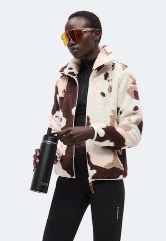 Veste en polaire fonctionnelle 'COLOMA' ICEPEAK en blanc