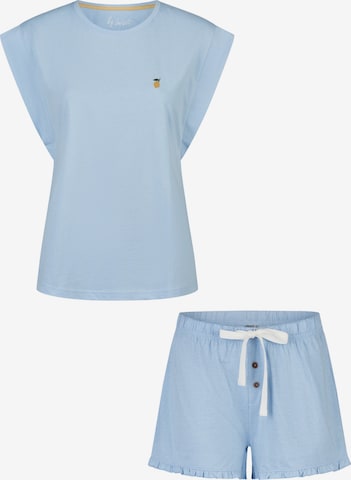 By Louise Pyjama in Blauw: voorkant