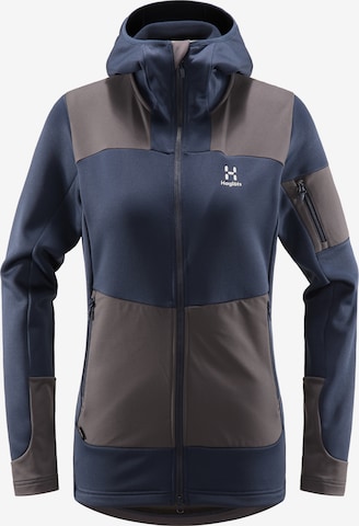 Haglöfs Athletic Fleece Jacket 'Astral' in Blue: front