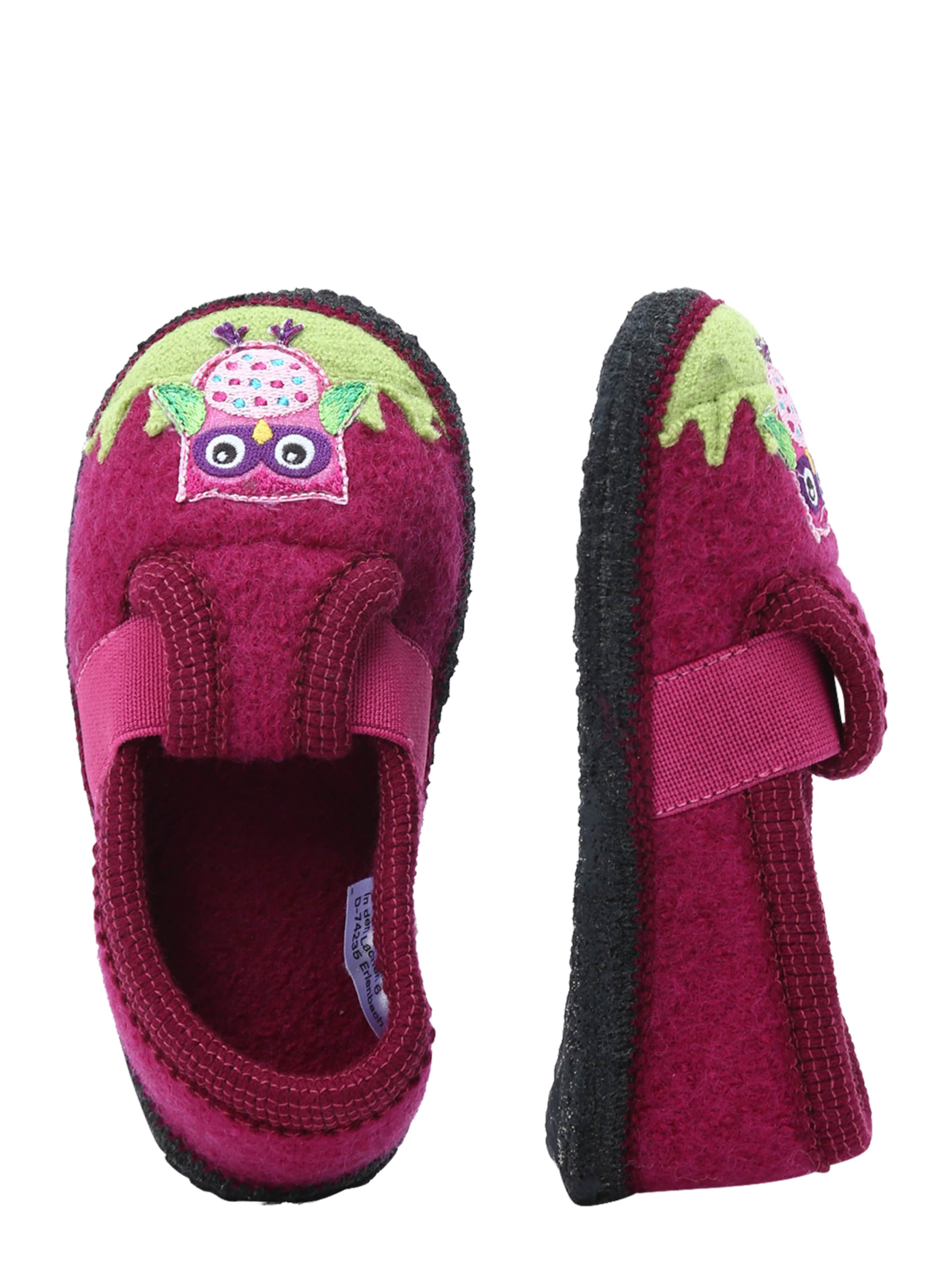 BECK Papuče 'Eule' - Ružová