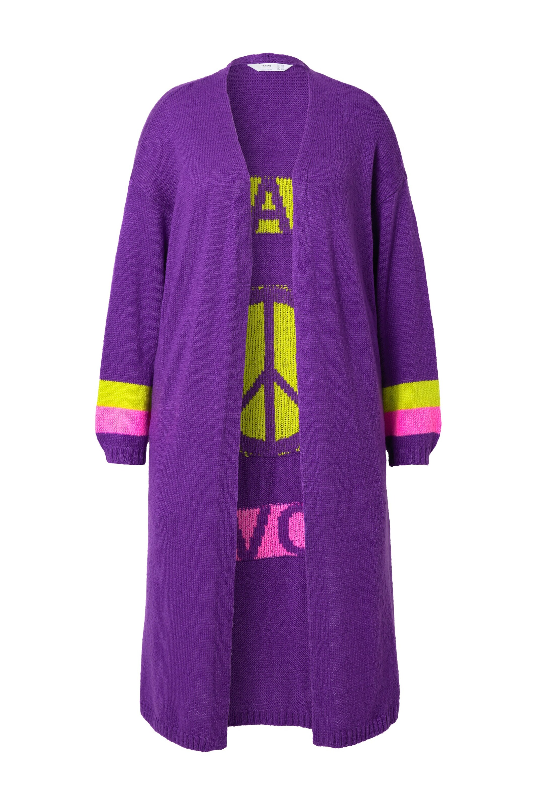 Angel of Style Strickjacke in Lila: Vorderseite