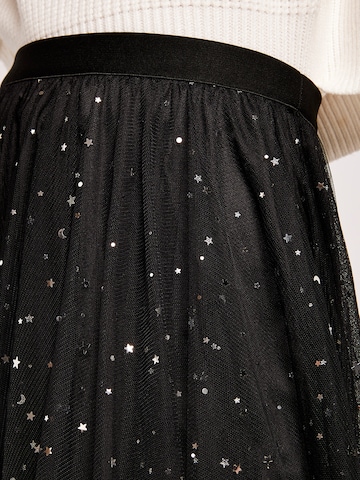 Jupe 'Tulle Hanky' Apricot en noir