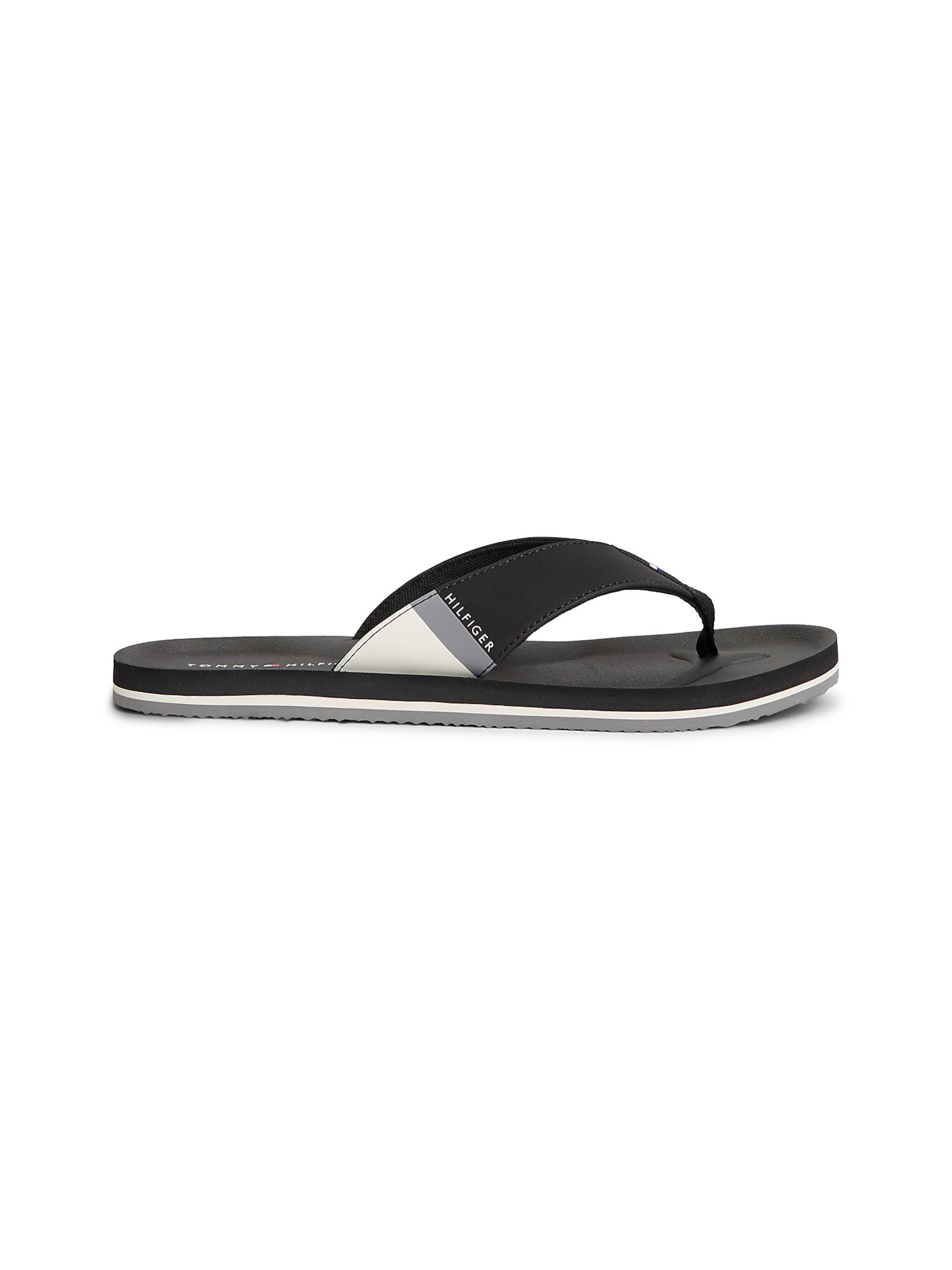 TOMMY HILFIGER T-bar sandals in Black