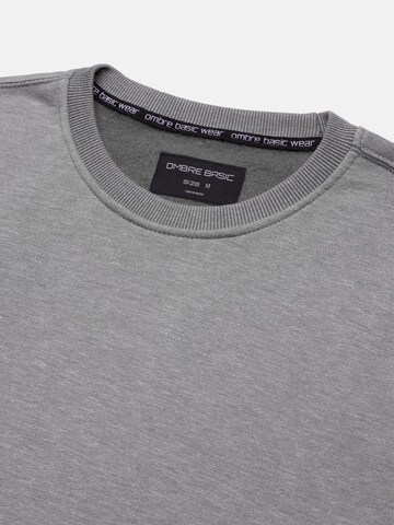 Sweat-shirt 'B978' Ombre en gris