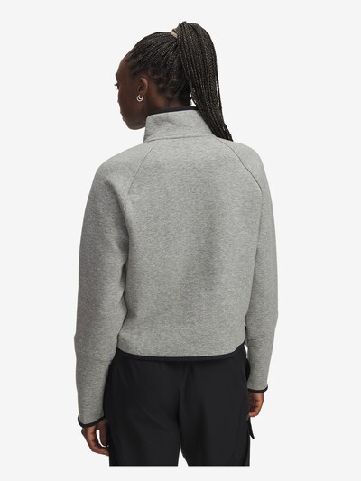 UNDER ARMOUR Sportief sweatshirt 'Unstoppable' in de kleur Grijs / Zwart, Productweergave
