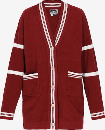 DreiMaster Maritim - Cárdigan en rojo: frente