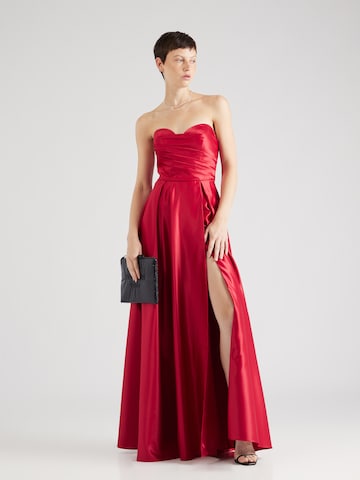 Robe de soirée Laona en rouge