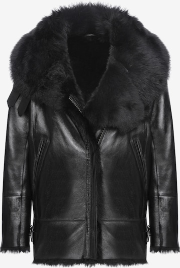 V S P Winterjacke 'Vesna' in schwarz, Produktansicht