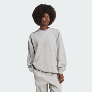 ADIDAS ORIGINALS - Sudadera 'Essentials' en gris: frente